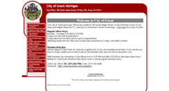 Desktop Screenshot of cityofgrantmi.com